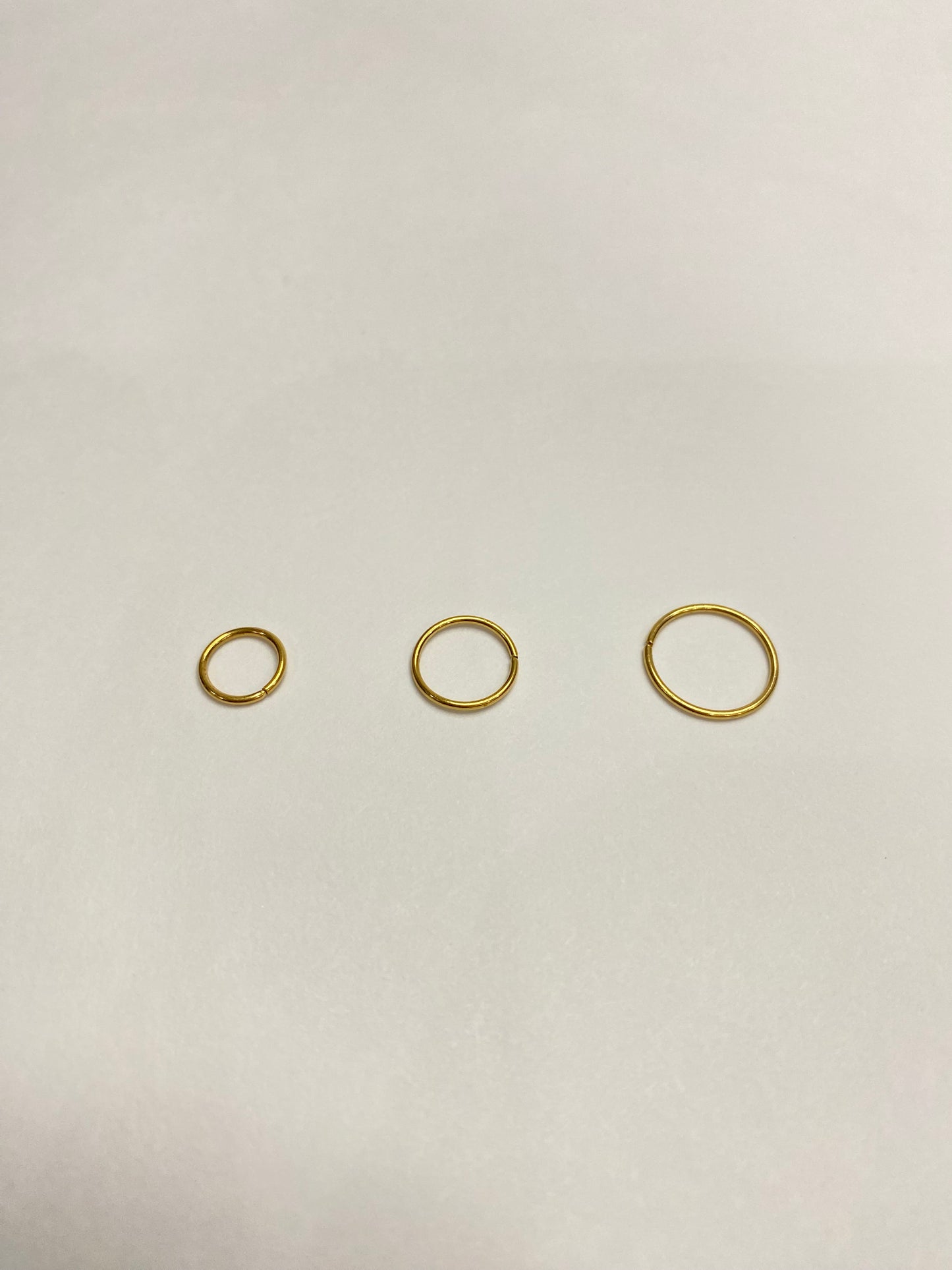Surgical Steel Gold Hoop