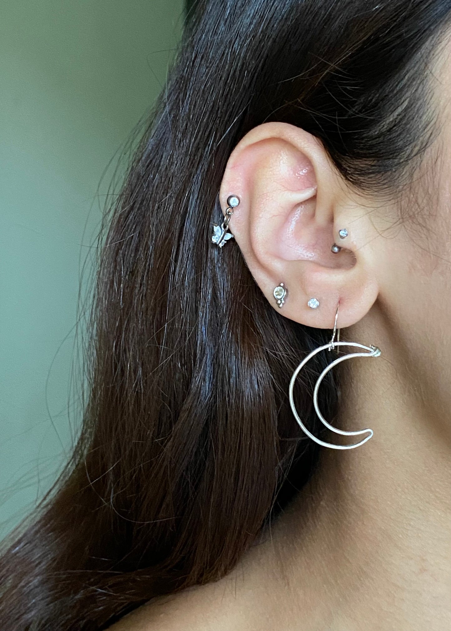 Crescent & Star Earrings