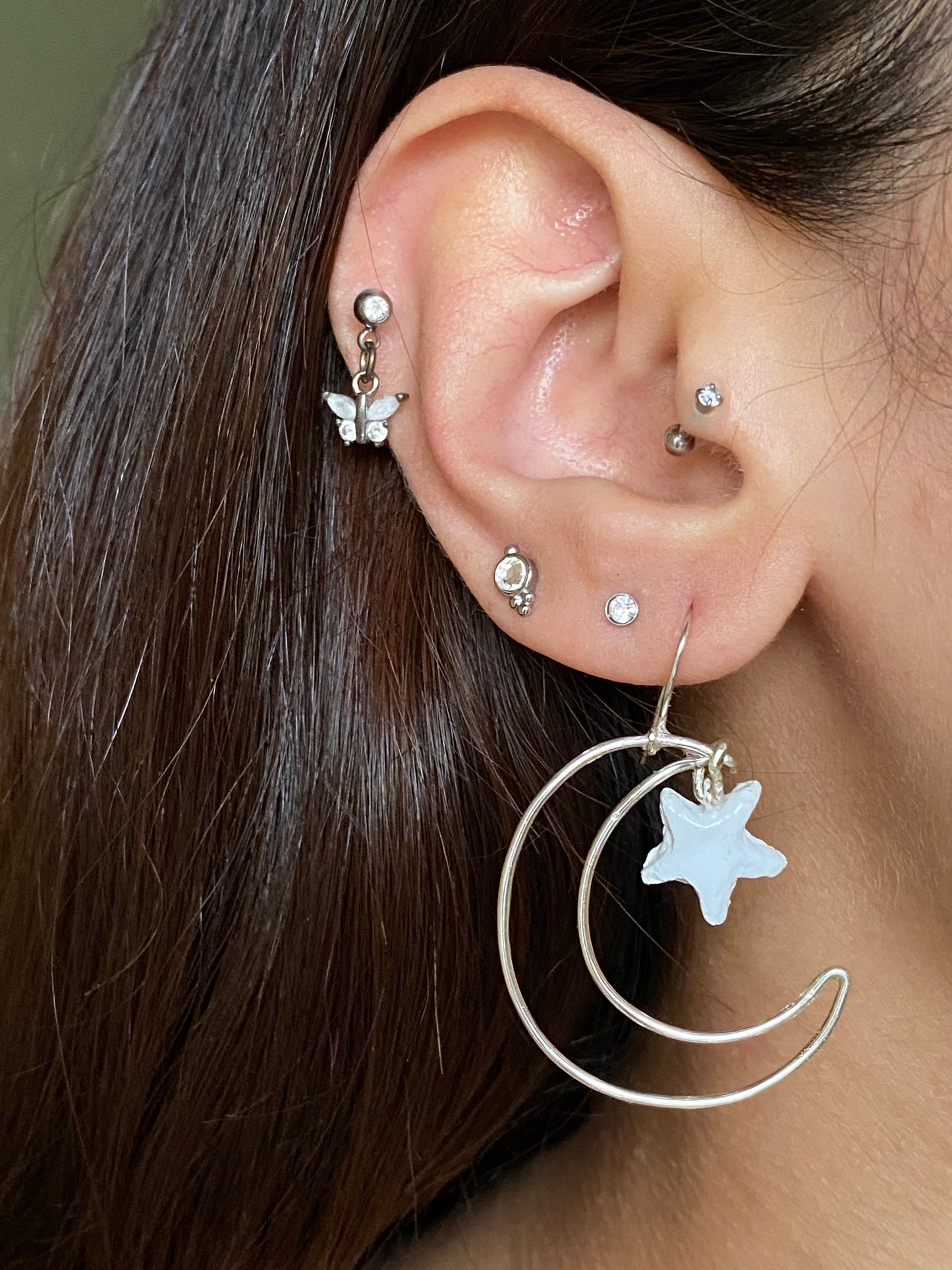 Moon Star Earrings
