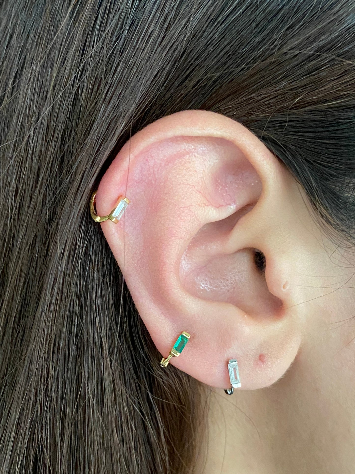 Crystal Bar Hoop