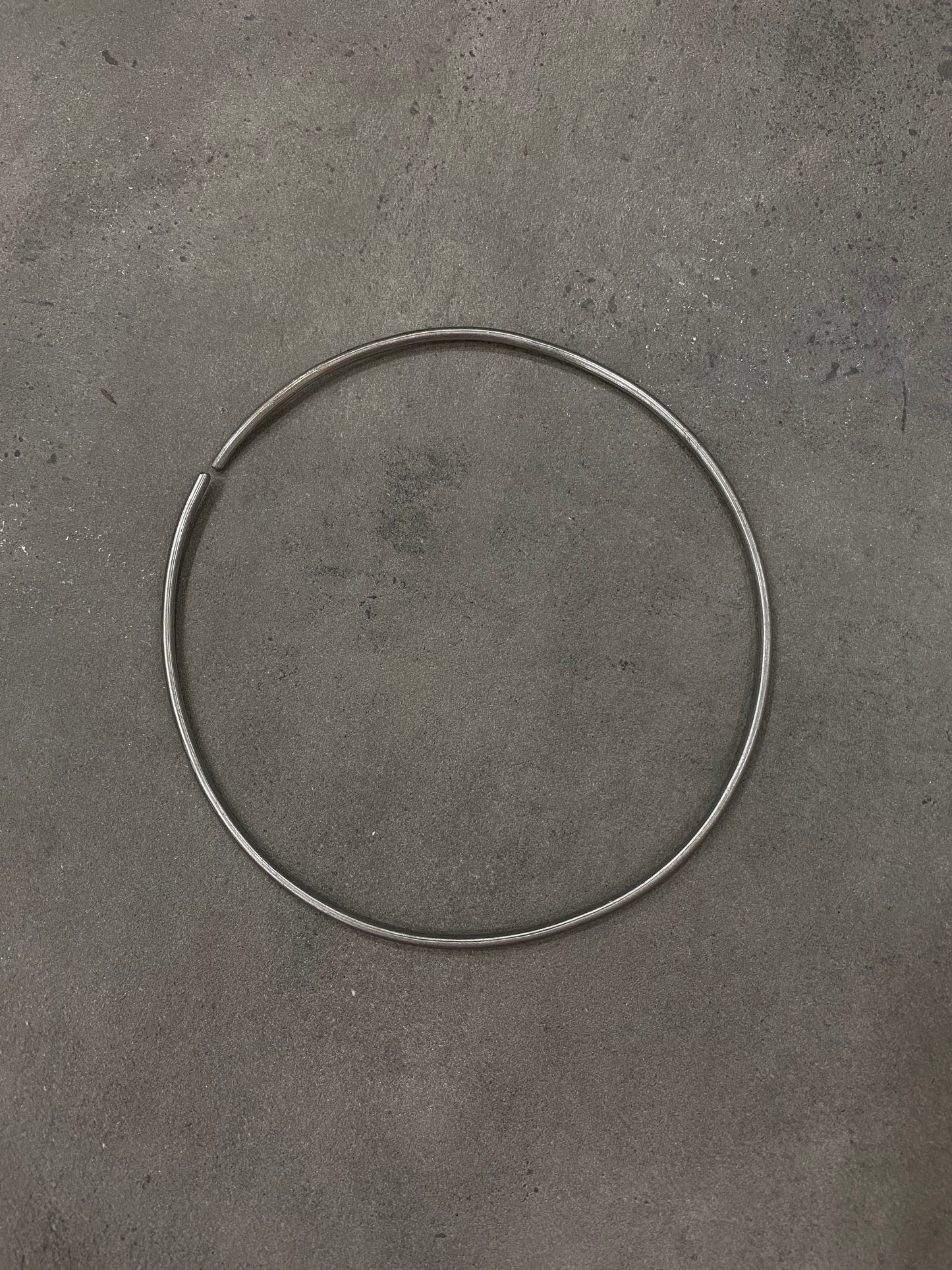 Handmade Plain Silver Wire Choker