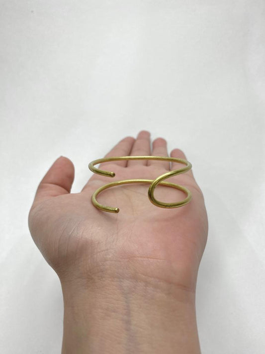 Double Golden Wire Bracelet