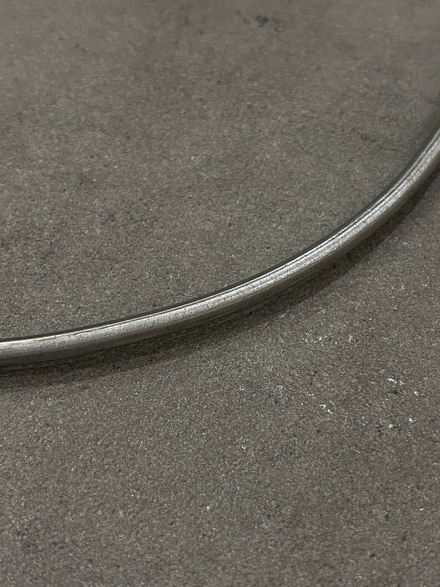Handmade Plain Silver Wire Choker