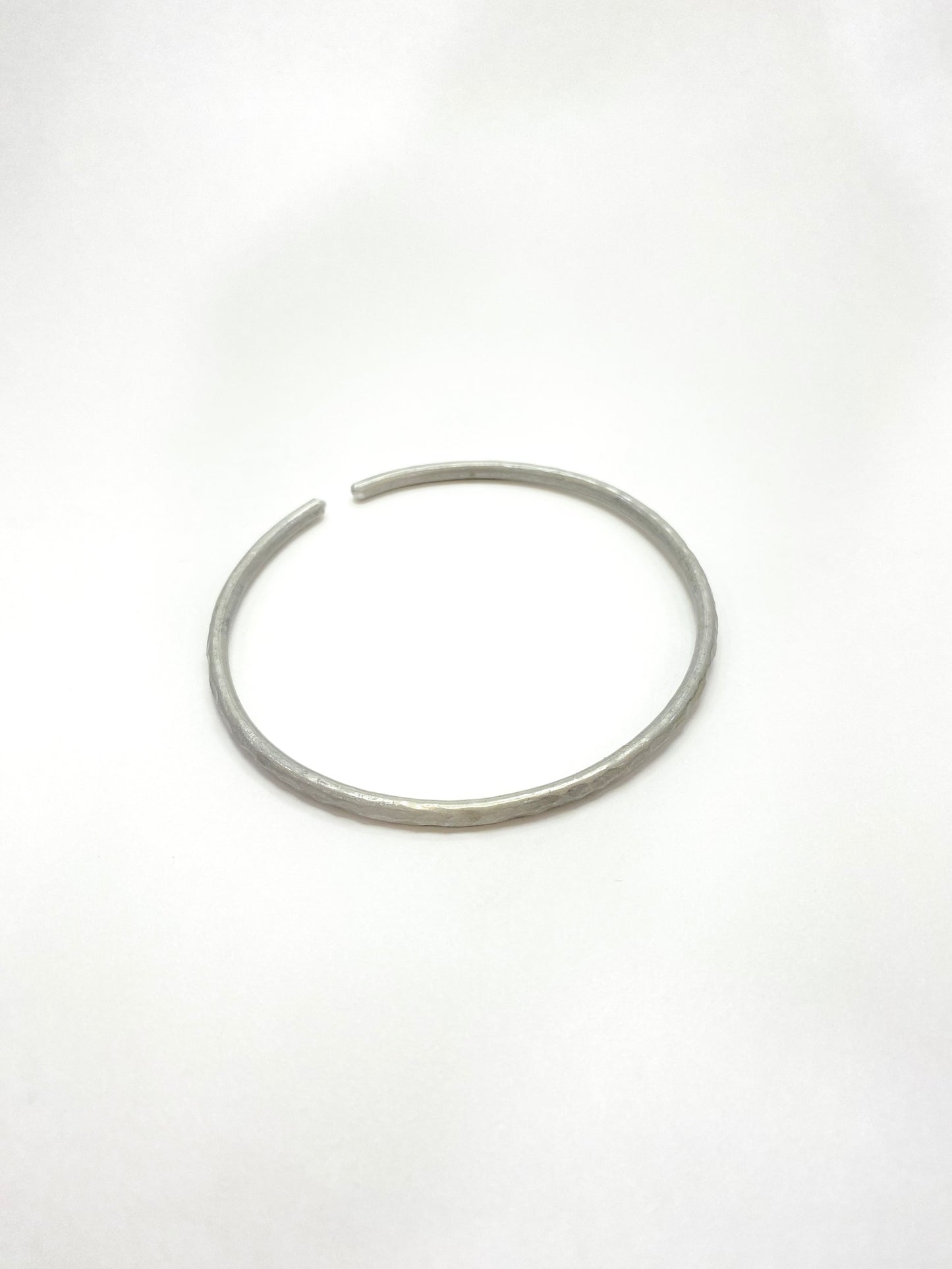 Hammered Silver wire Upper Armcuff