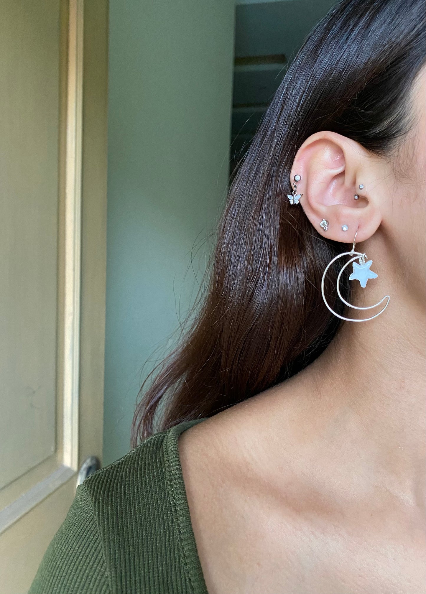 Moon Star Earrings