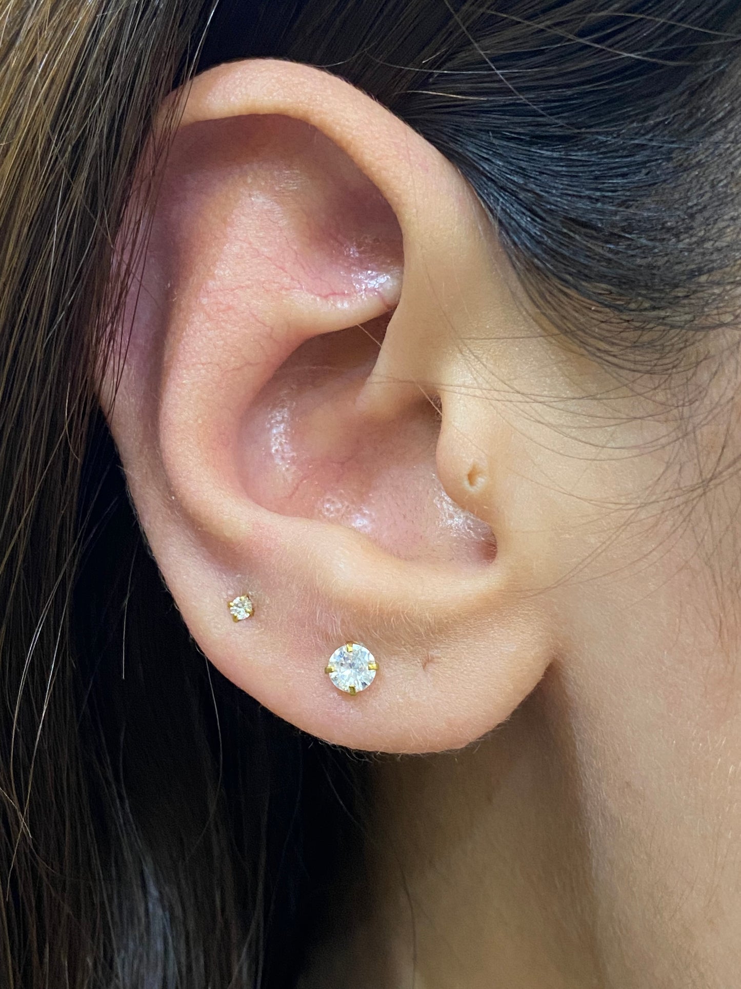 Surgical Steel Zircon Stud (Ball Back)