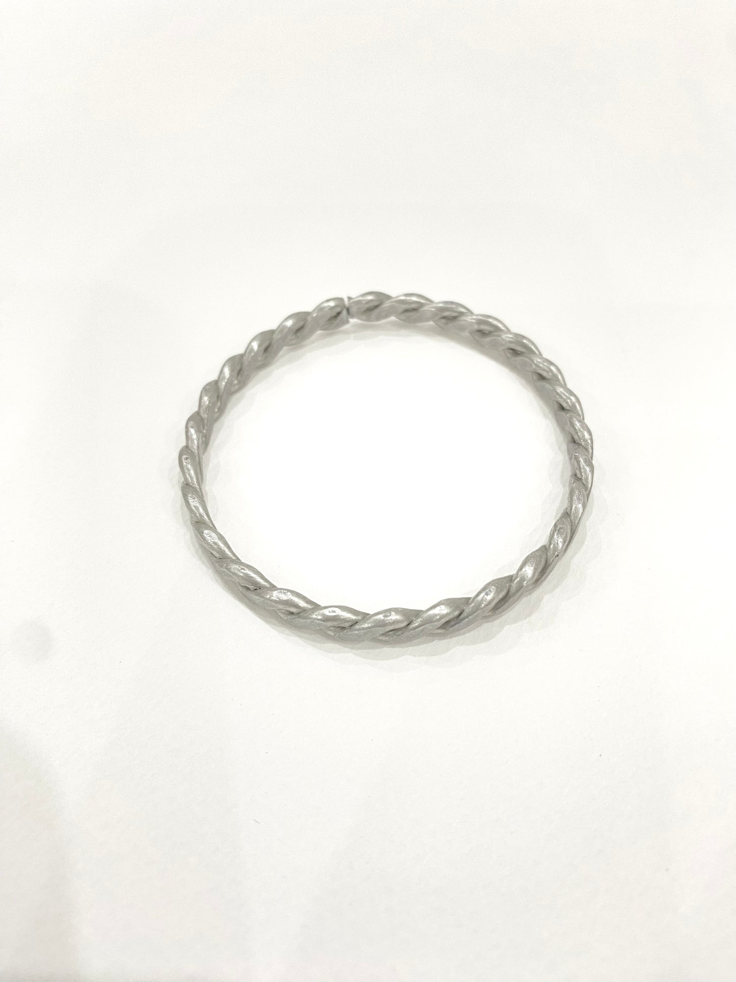 Hammered Twisted Wire Bracelet