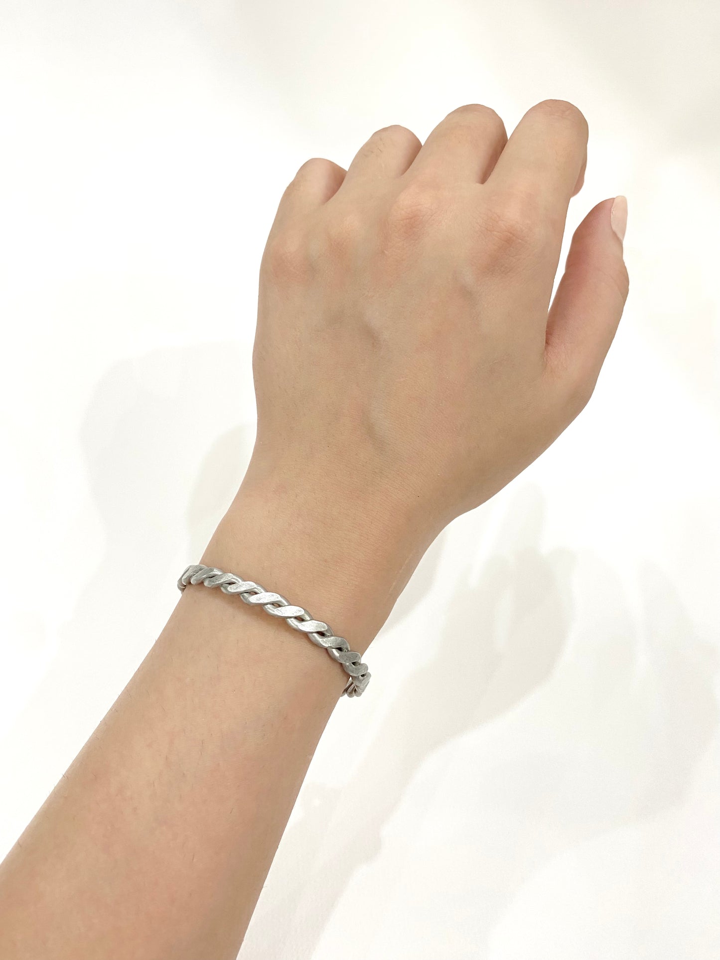 Hammered Twisted Wire Bracelet