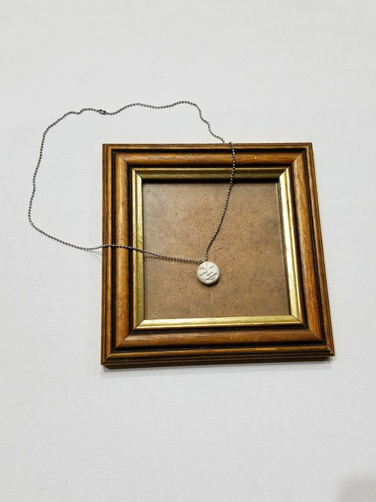 Handmade Sculpted (Baby Moon) Necklace