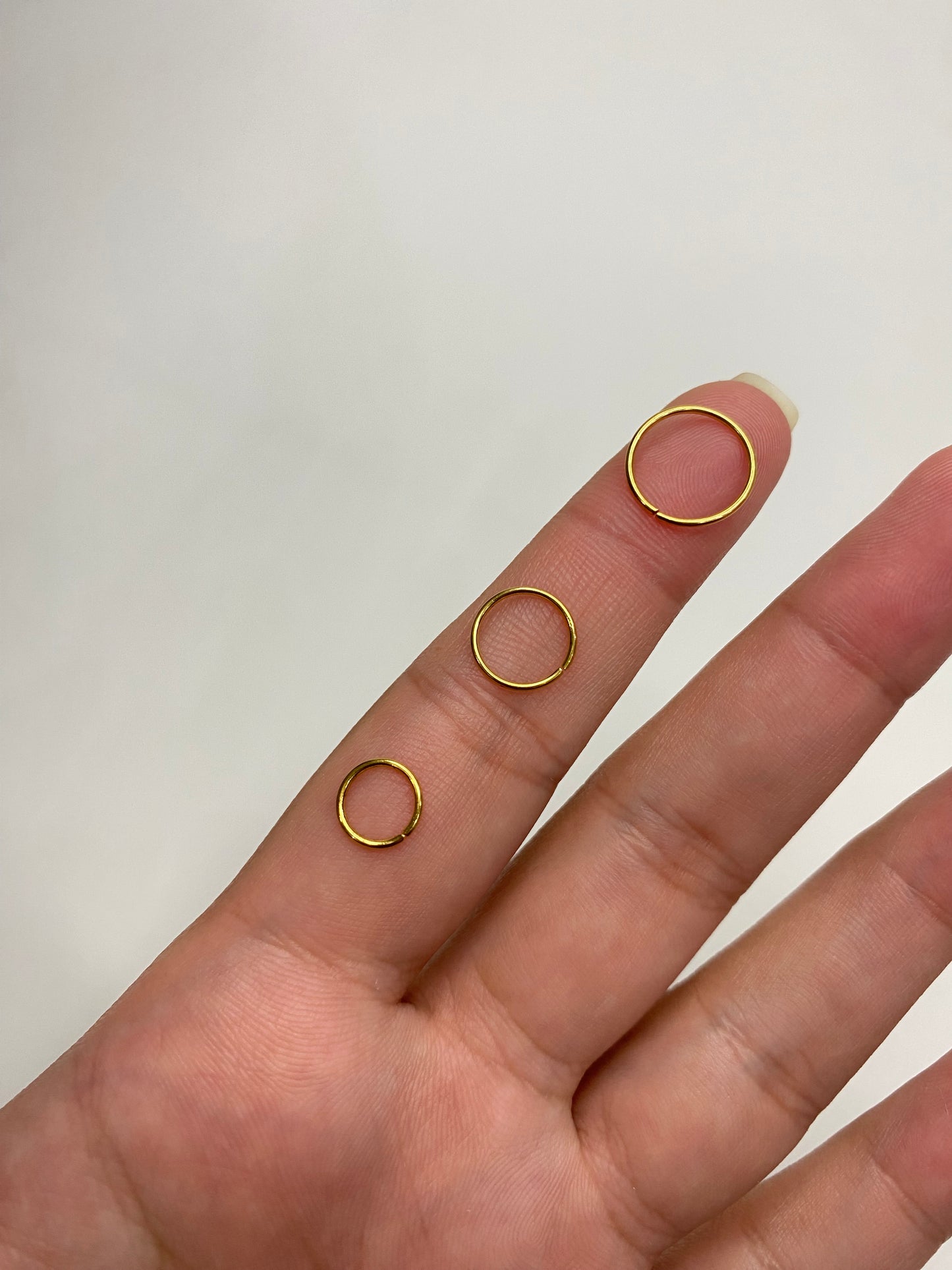 Surgical Steel Gold Hoop