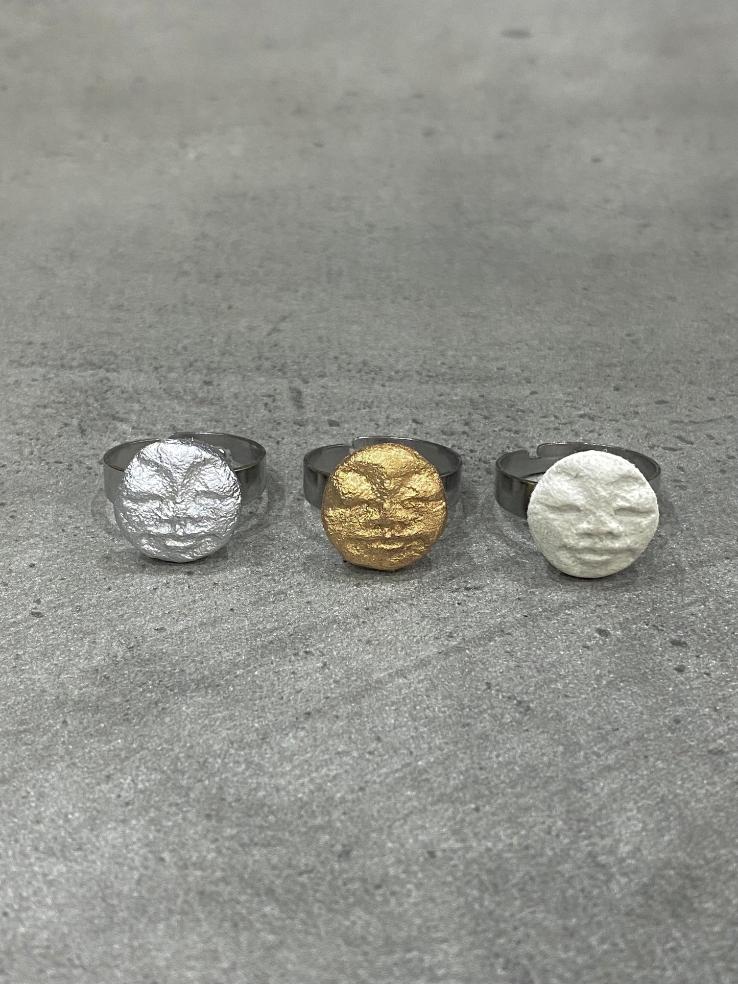 Moon Sculpture Ring