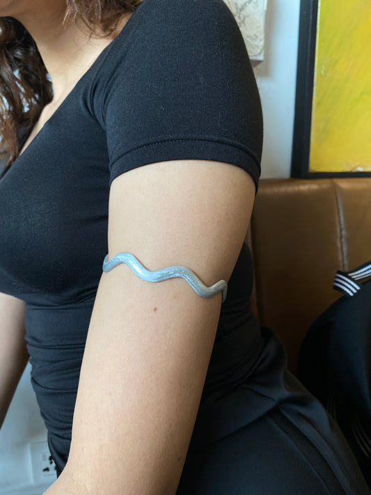 Thick flat Wiggle wire Upper Armcuff