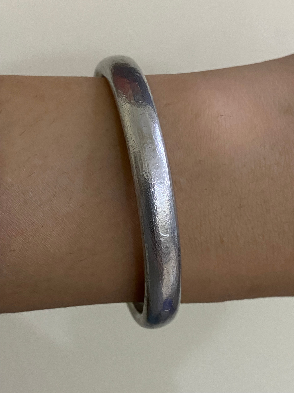 Moonlit Silver wire bracelet