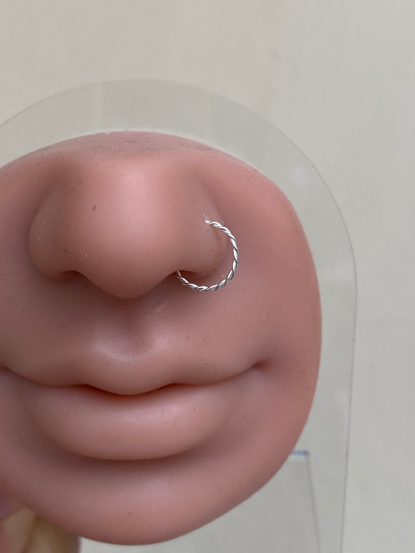 Twisted Chaandi Hoop