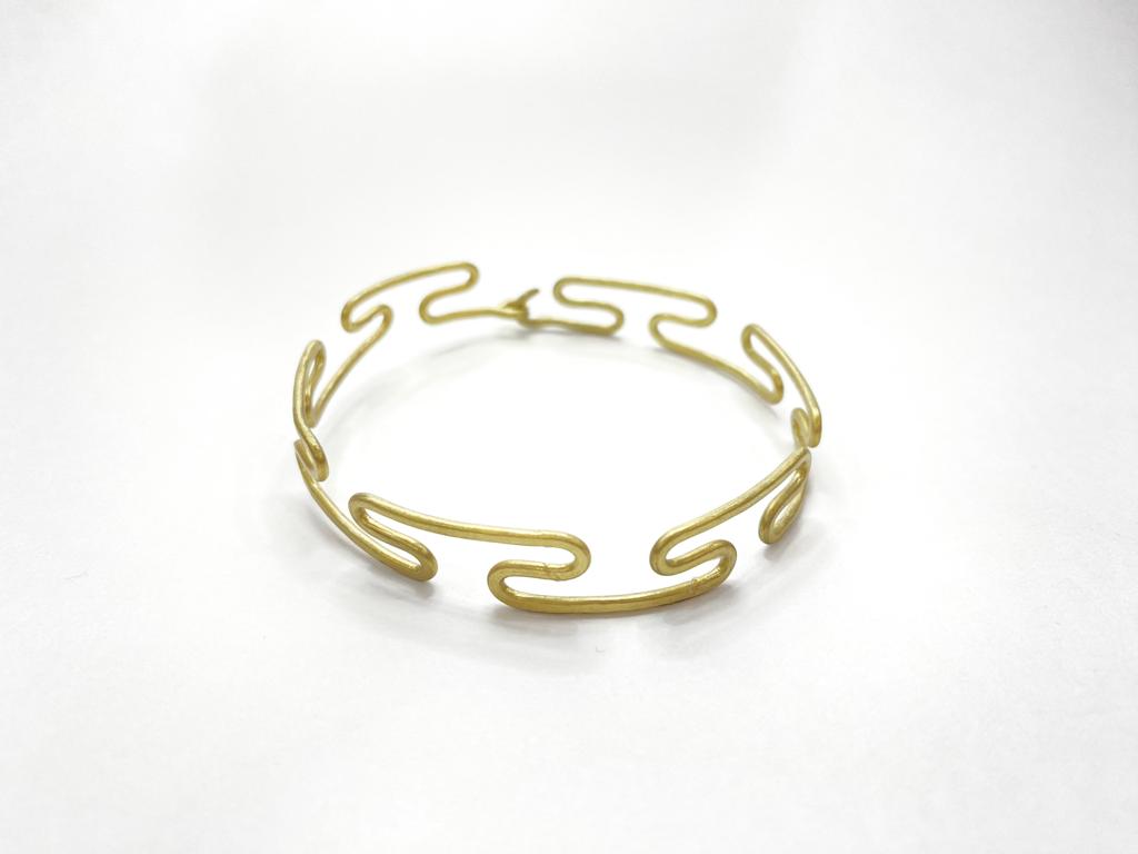 Maze Design Wire Bracelet