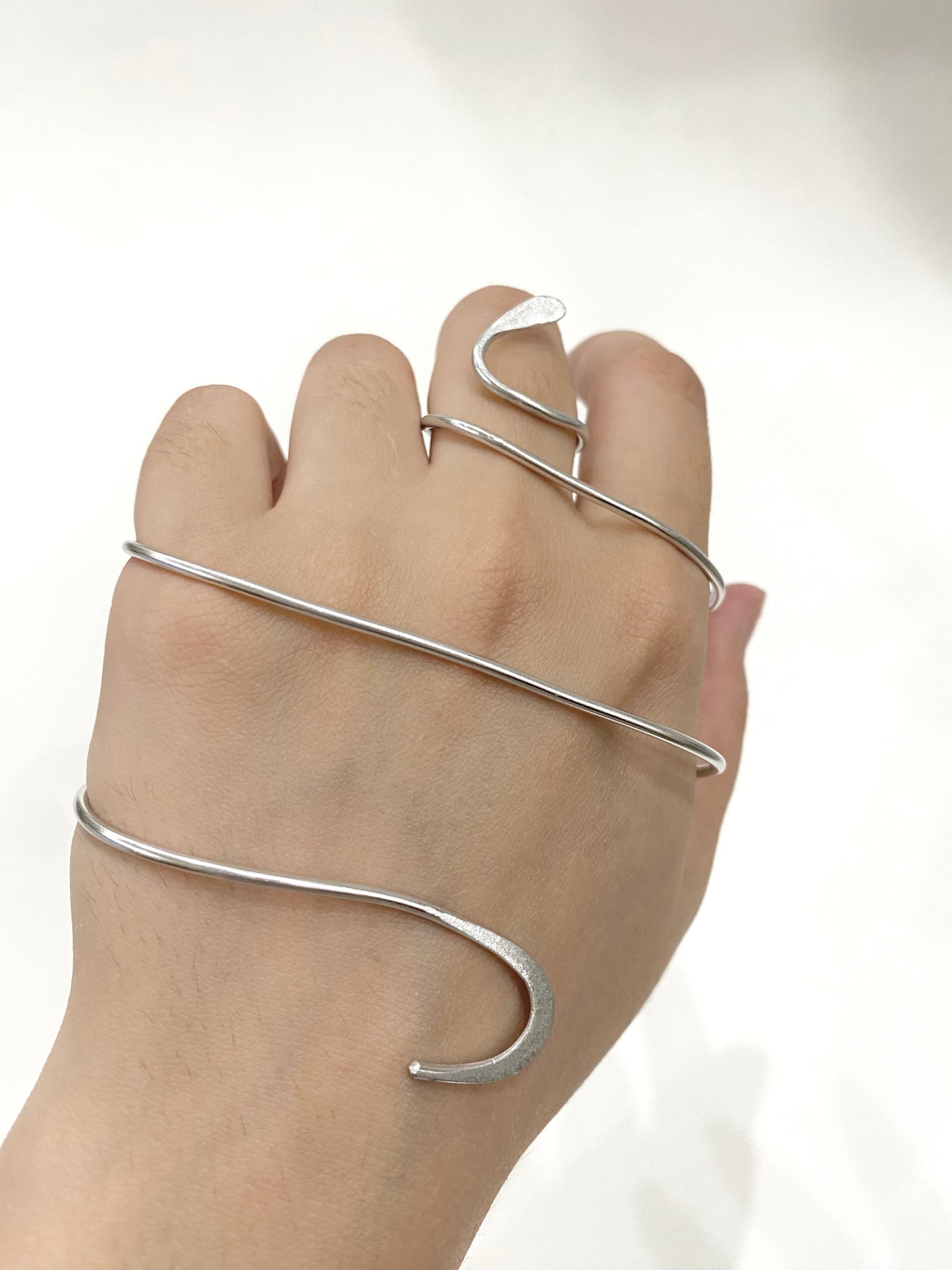 Double Wire Snake Palm Cuff