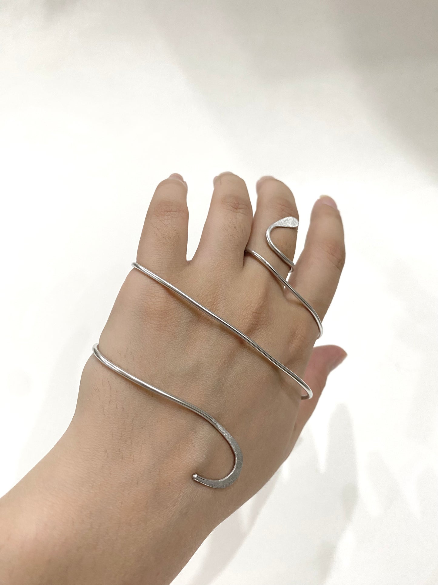 Double Wire Snake Palm Cuff