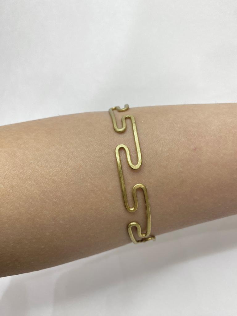 Maze Design Wire Bracelet