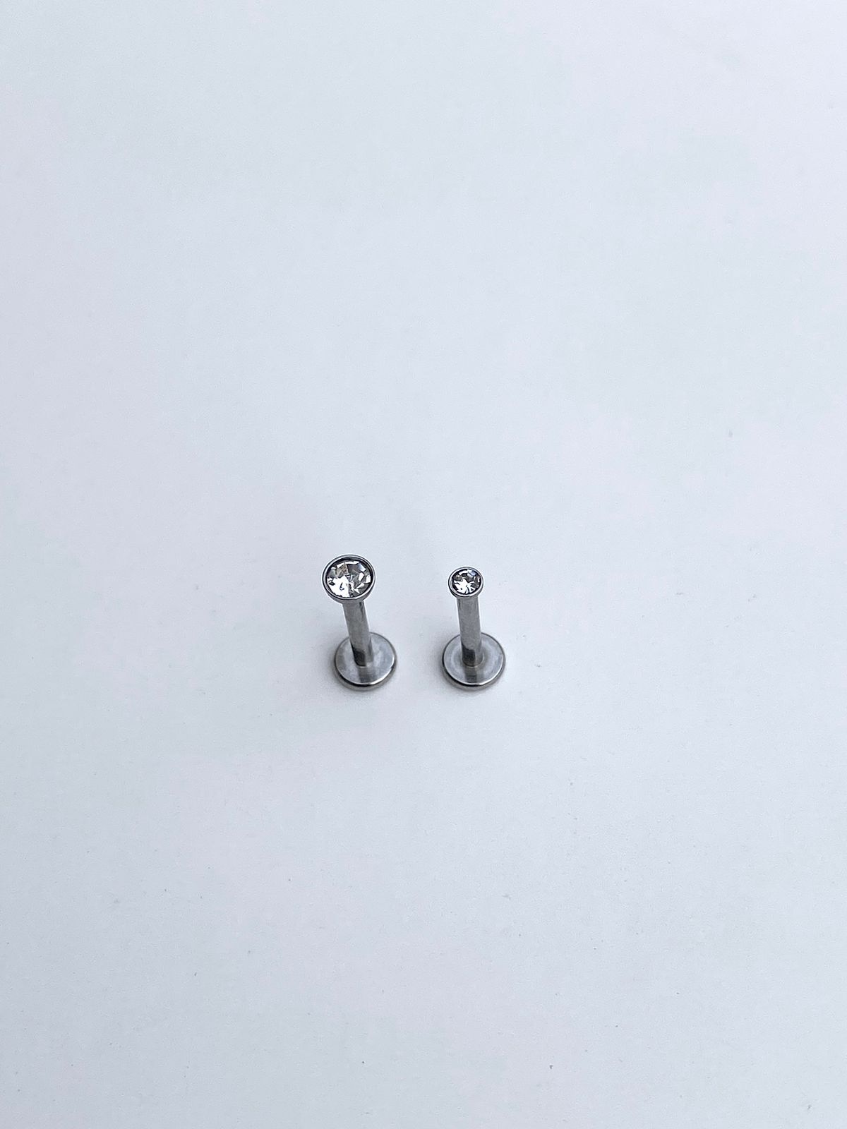 Surgical Steel Zircon Stud (Flat Back)