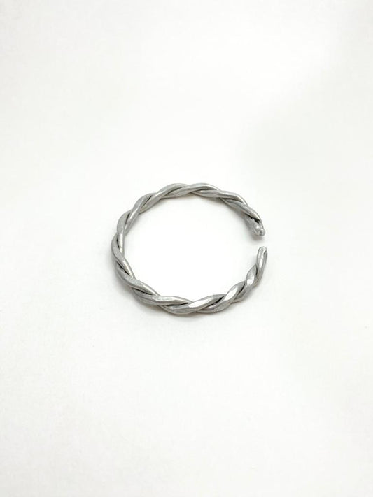 Hammered Twisted Wire Bracelet