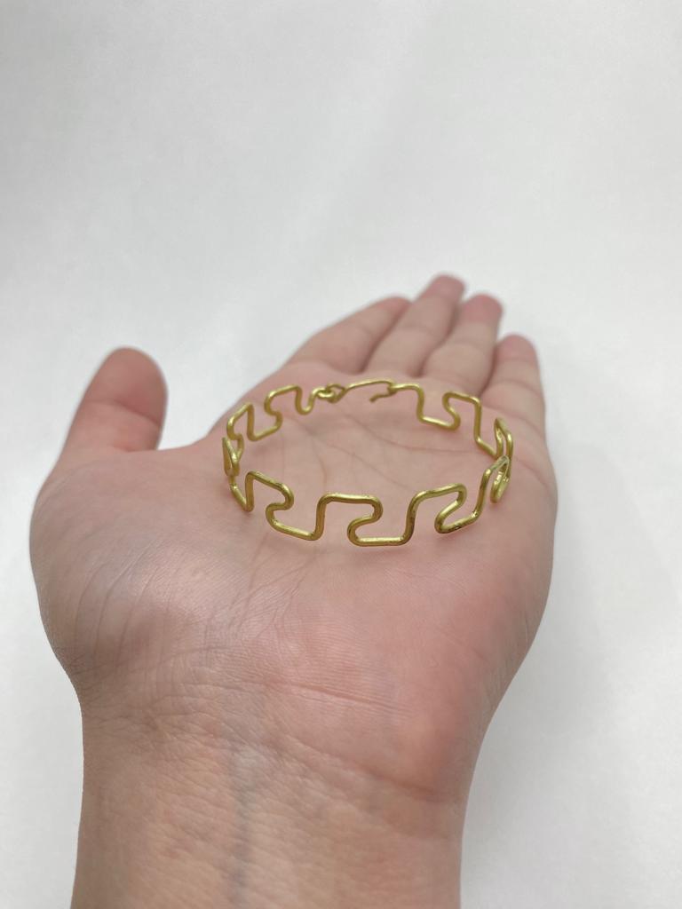 Maze Design Wire Bracelet