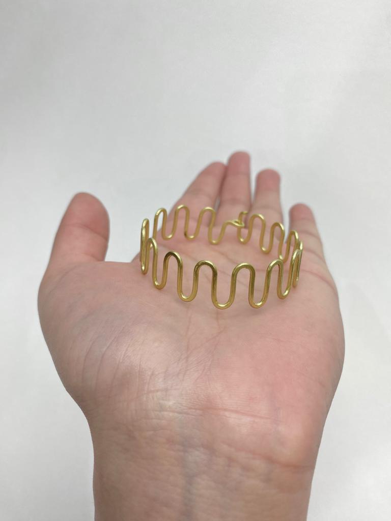 Wave Design Wire Bracelet