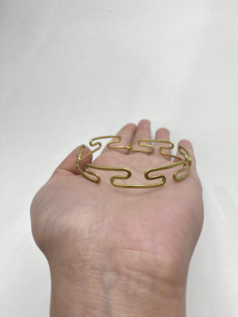 Maze Design Wire Bracelet