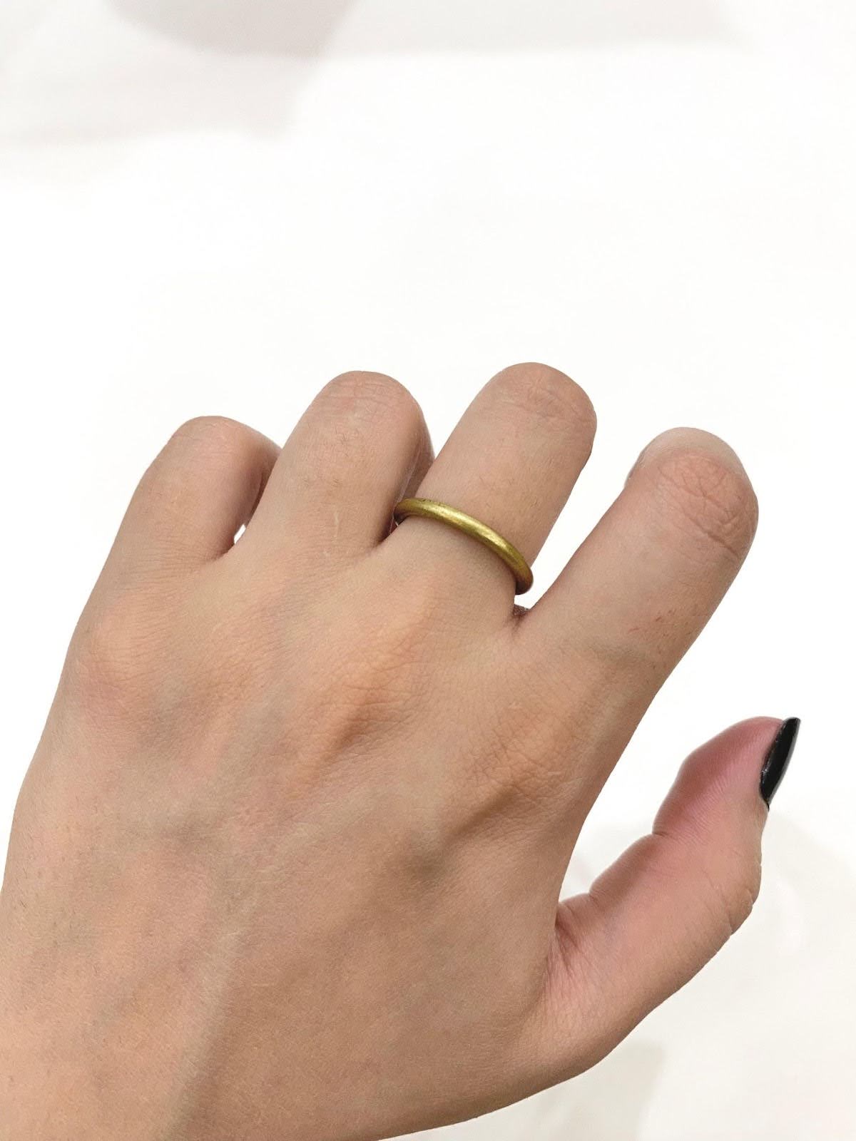 Plain Golden Wire Ring