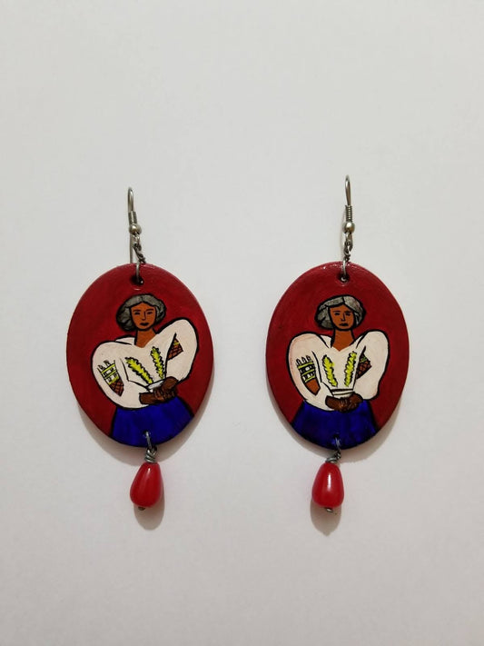 Handpainted Earrings 5