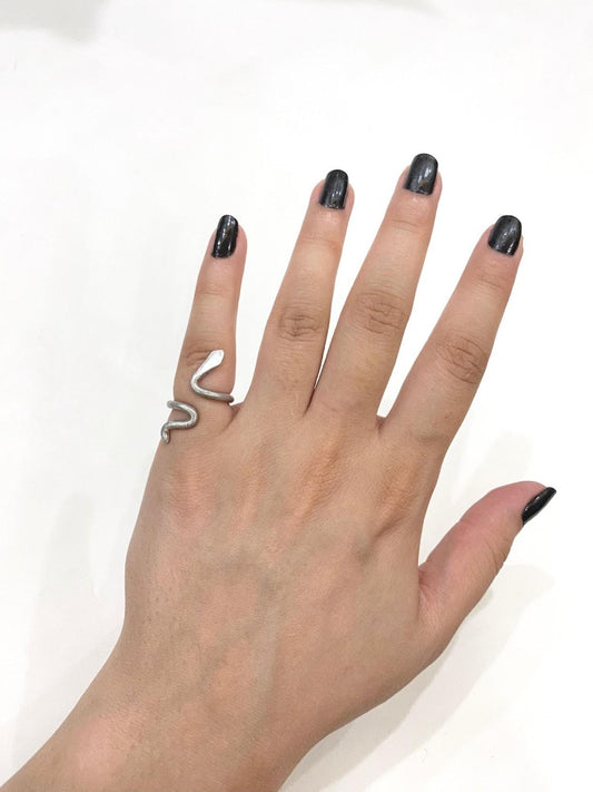 Snake Silver Wire Ring