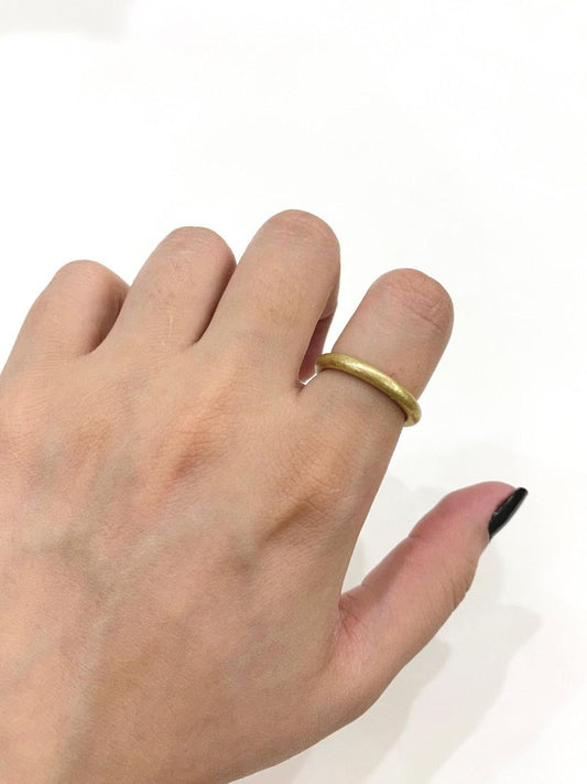 Thick Golden Wire Ring