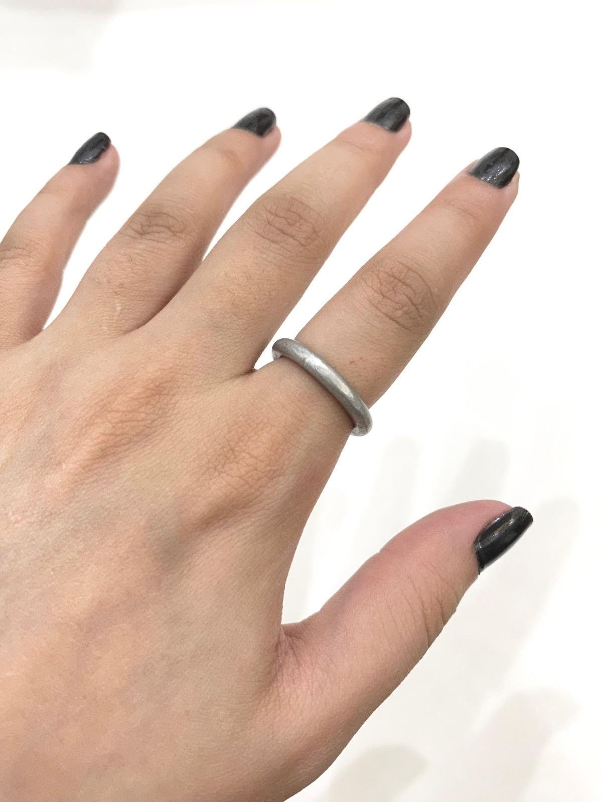 Thick Silver Wire Ring