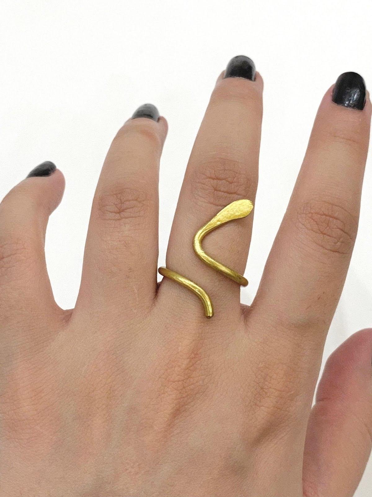 Snake Golden Wire Ring 4