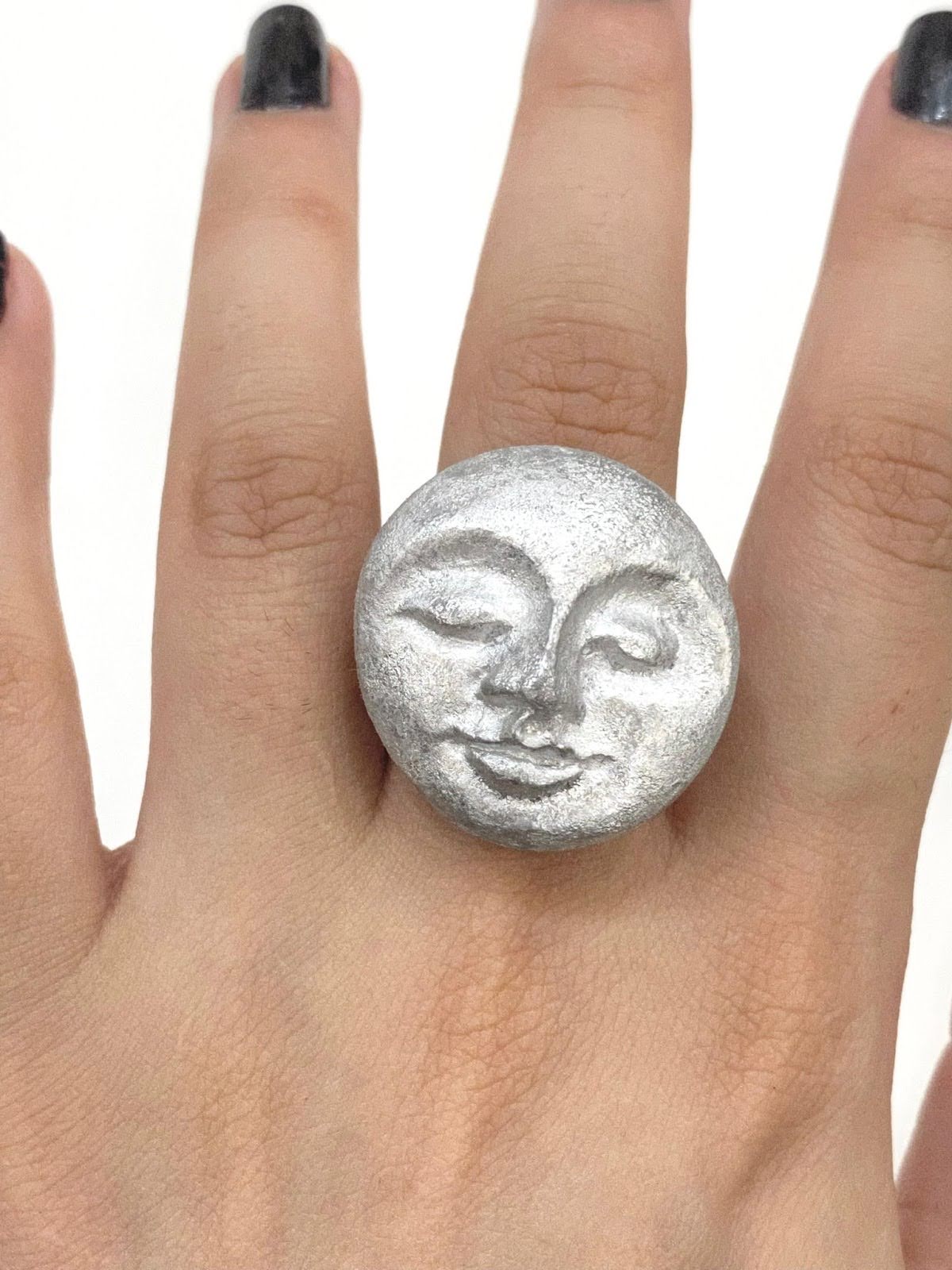 Moon Sculpture Ring