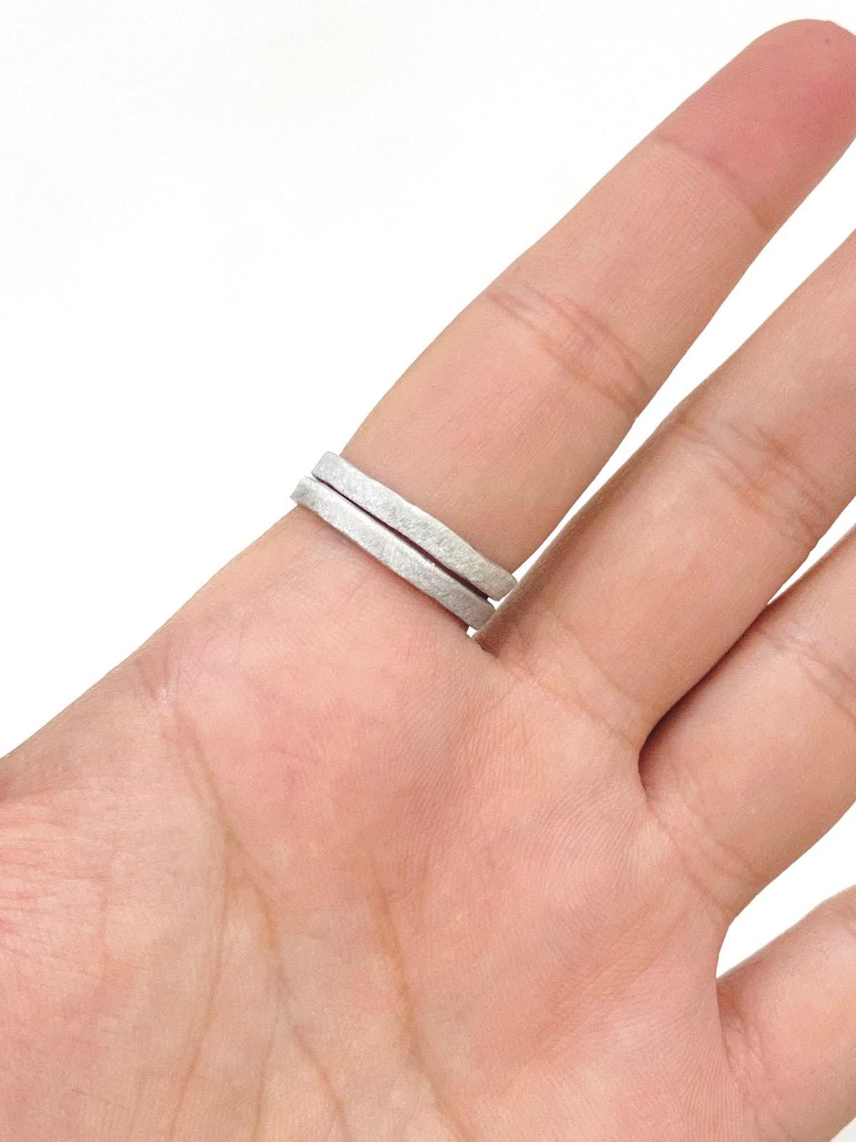 Three Layers Flat Aluminum Wire Ring