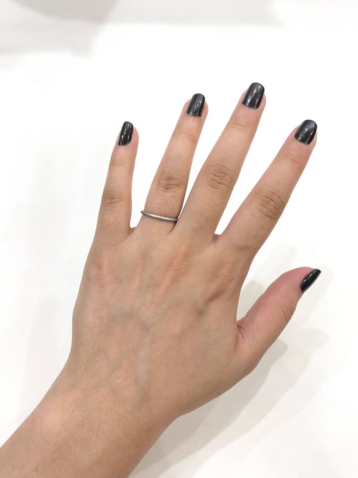 Thin Silver Wire Ring (Matte)