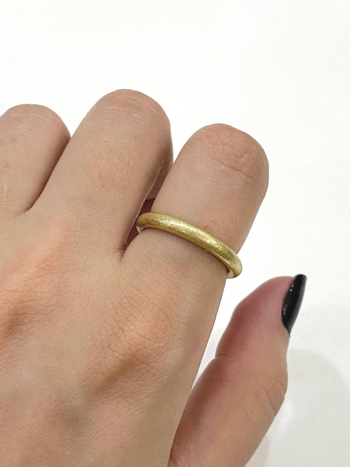 Thick Golden Wire Ring