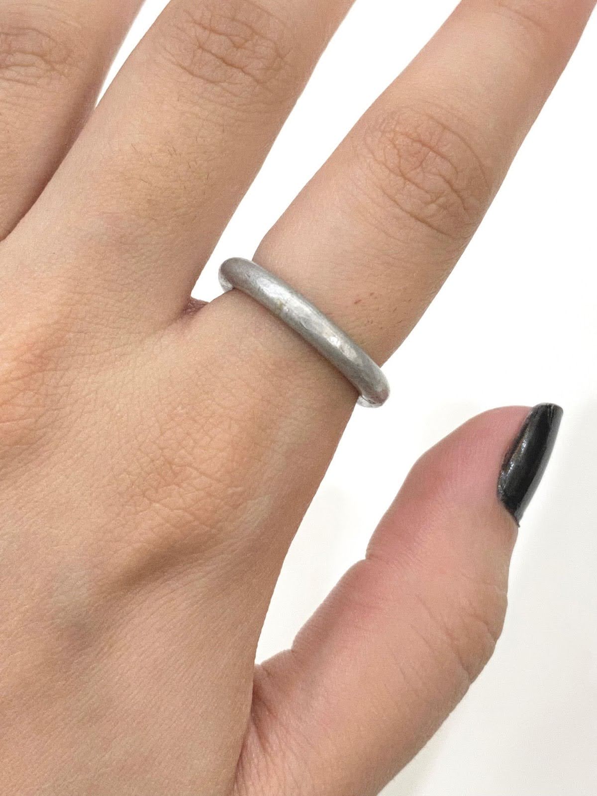 Thick Silver Wire Ring