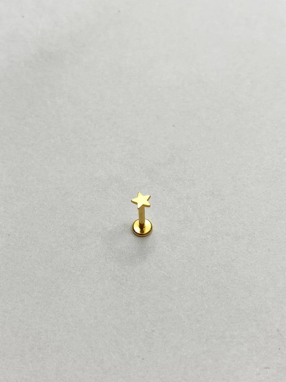 Surgical Steel Star Design Stud