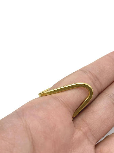 V Golden Wire Ring