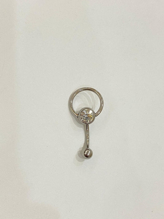 Belly Button Zircon Ball Ring Stud